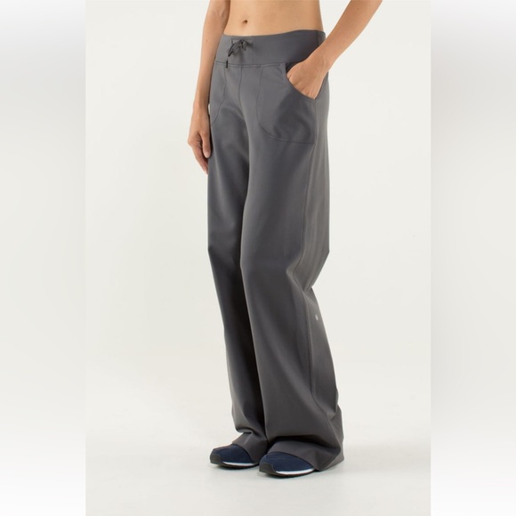 Lululemon Athletica Still Tall Gray Wide-Leg Pants - Picture 2 of 16